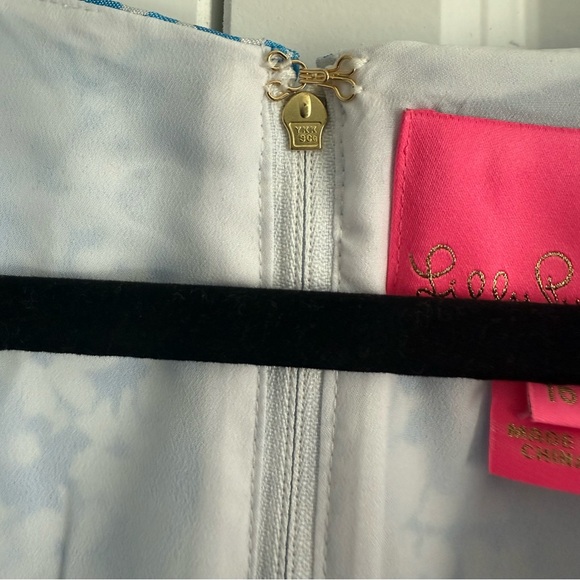 Lilly Pulitzer Blue Floral Mini Dress - Picture 6 of 9